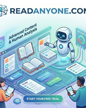 ReadAnyone.com – Premium AI Content Analysis & Reading Platform Domain