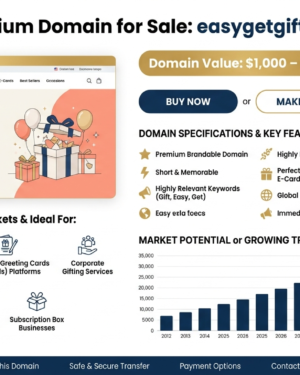 EasyGetGift.com – Premium Gift Store & Digital Greeting Card Domain