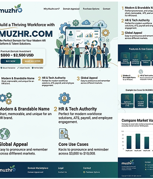 Muzhr.com – Premium HR & Talent Technology Domain