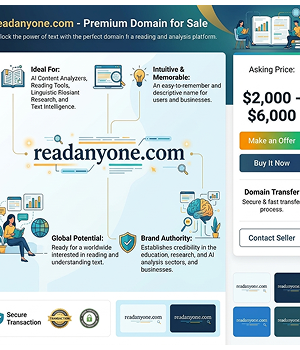 ReadAnyone.com – Premium AI Reading & Content Analysis Domain